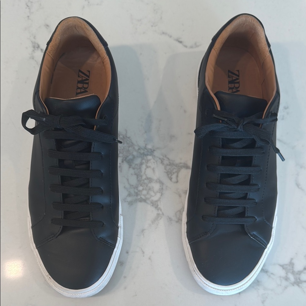 Zara Men's Black Sneakers Size 12